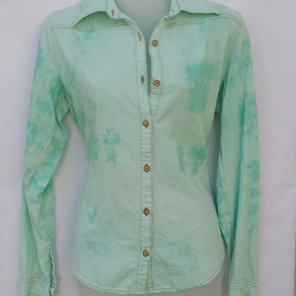 Seafoam Button Down - image 2